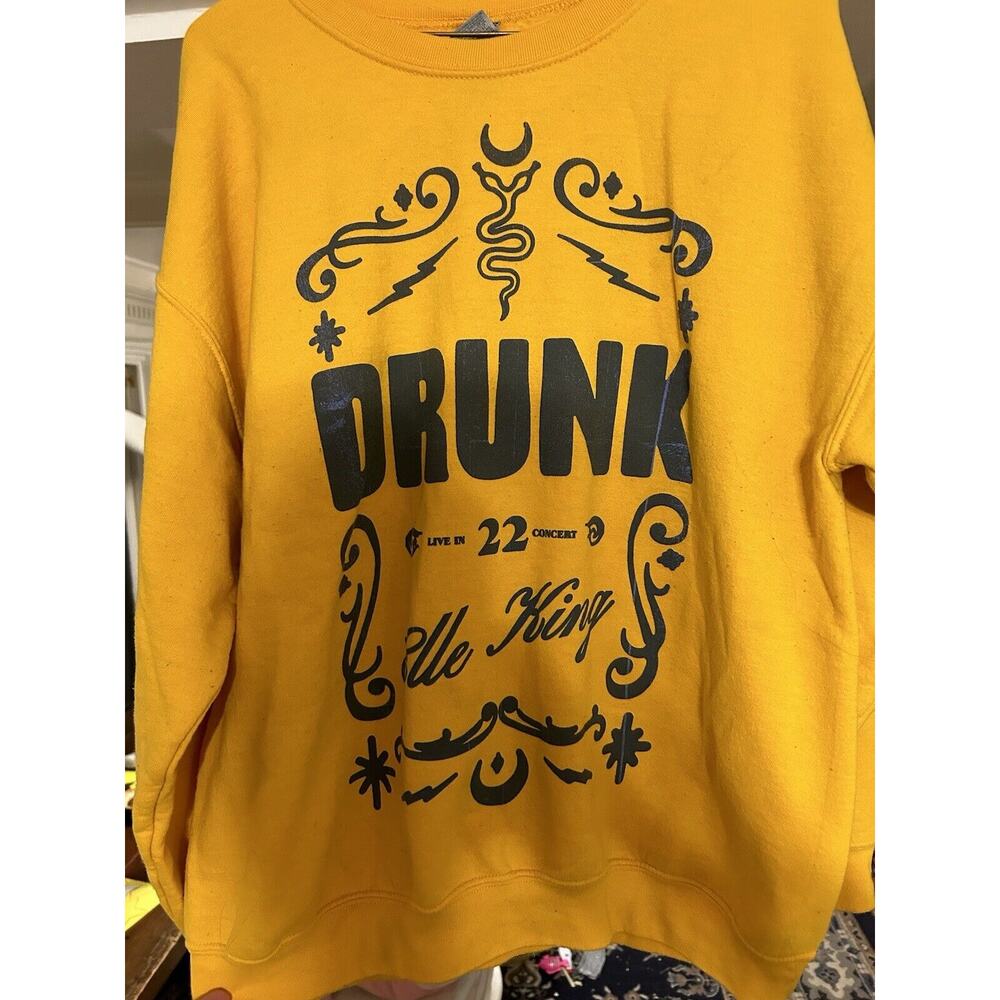 ELLE King Size Large Yellow Sweatshirt